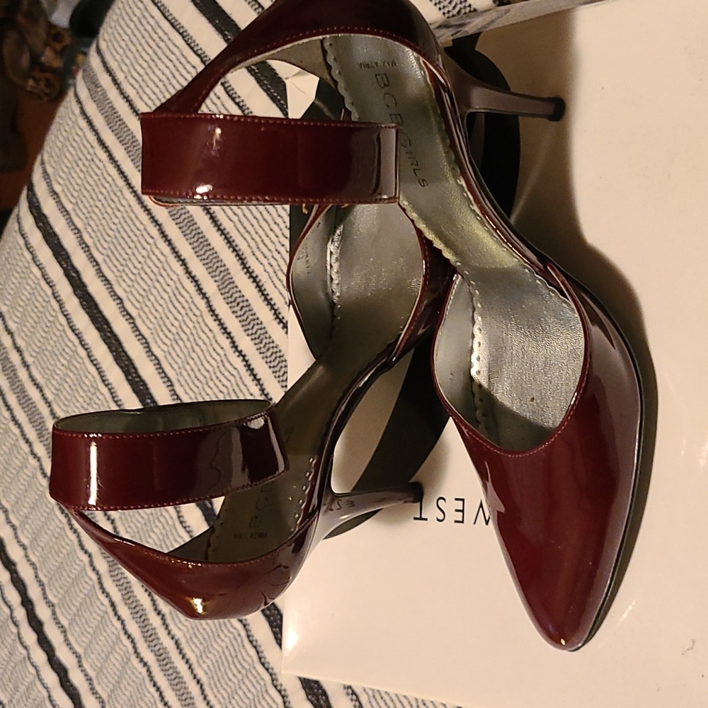 Patent leather Red